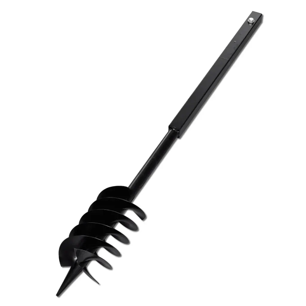 Trapano da Terra Maniglia Auger 120 mm Due Spirali Acciaio Nero 141025