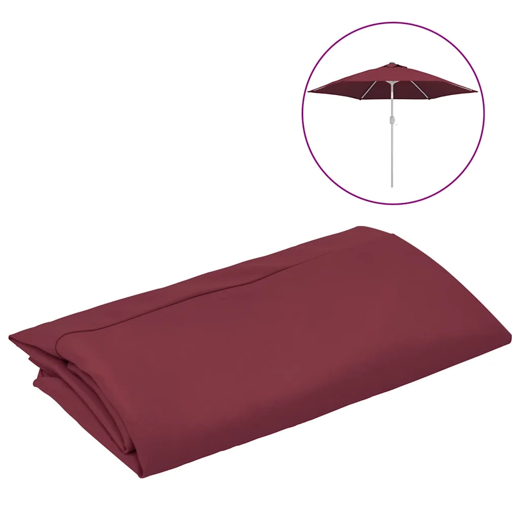 Telo di Ricambio per Ombrellone Bordeaux 300 cm 313800