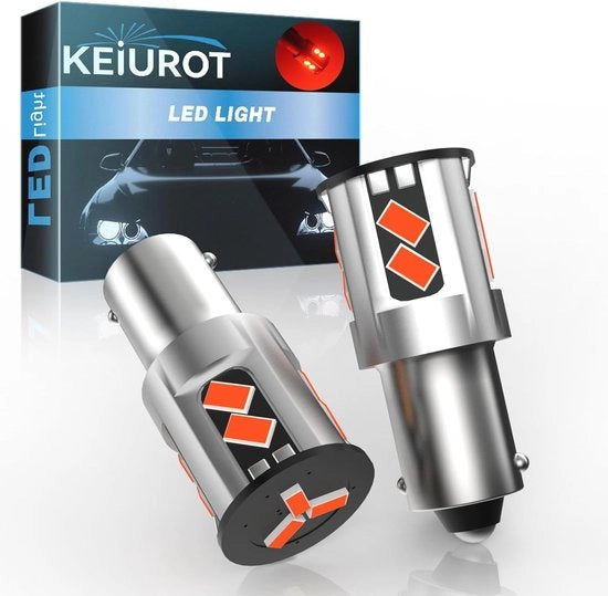 Lampade LED per illuminazione interna auto - Rood 2 pezzi BA9S T4W