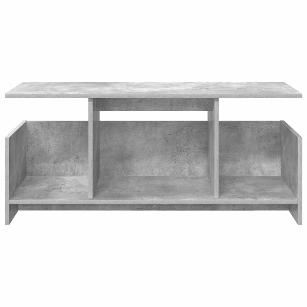 Supporto TV-Credenza per TV-Mobile TV Grigio cemento 102 x 35 x 45 cm Legno multistrato