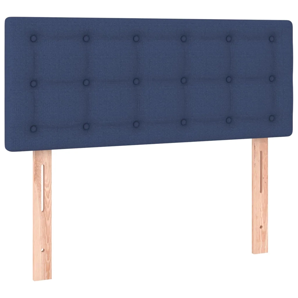 Testiera Blu 100x5x78/88 cm in Tessuto 346442
