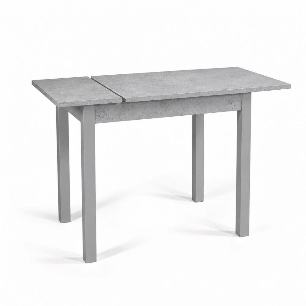 Tavolo allungabile Firenze 90x60 colore cemento