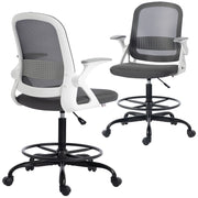 Sedia da ufficio con rete ¨C Zephmum ¨C Grigio, regolabile