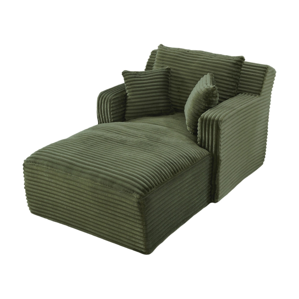 Divano Chaiselongue Moderno in Corda con Materasso Integrato, Poltrona Relax Multifunzionale per Soggiorno, Ufficio e Appartamento, Pronto all'Uso