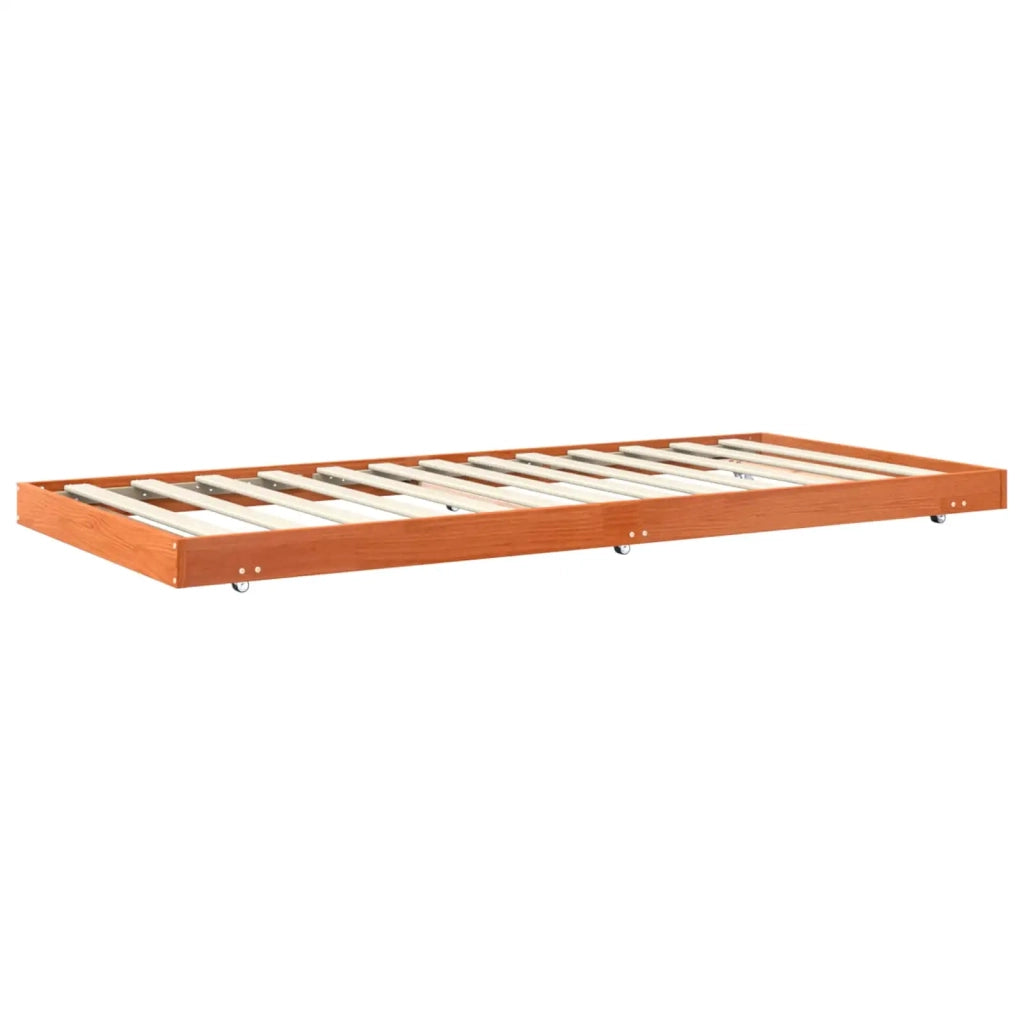 Struttura del letto Marrone cerato 80 x 200 cm Pino massello 864061