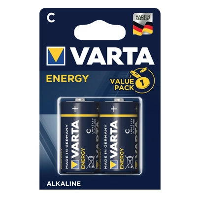 PILA MEZZA TORCIA C ENERGY VARTA - ALCALINA VOLT 1,5 CF=PZ 2- 6 confezioni
