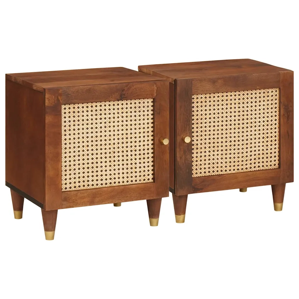 Armadio da Notte 2 pcs Marrone 40 x 33,5 x 46 cm 4018877