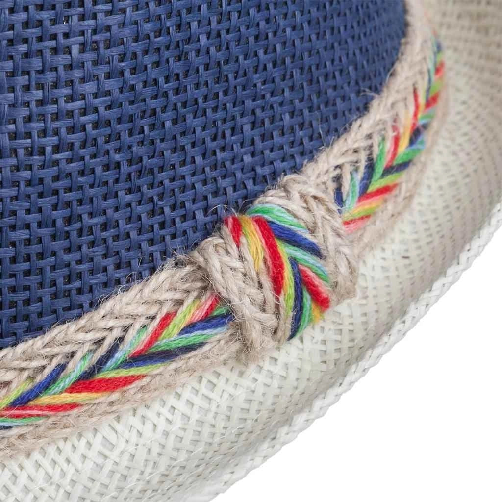 Cappello fedora bicolore 58