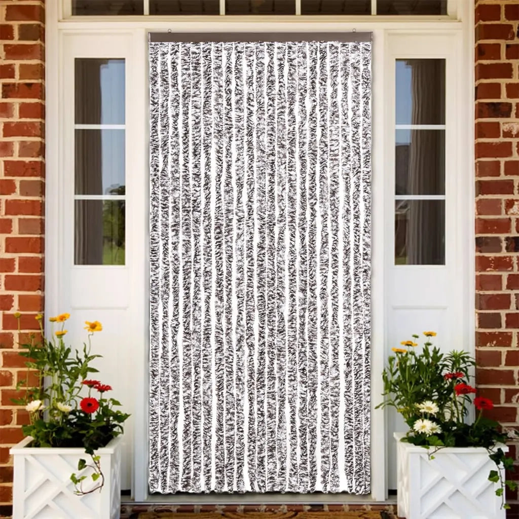 Zanzariera Marrone e Beige 90x220 cm Ciniglia CFW5024040