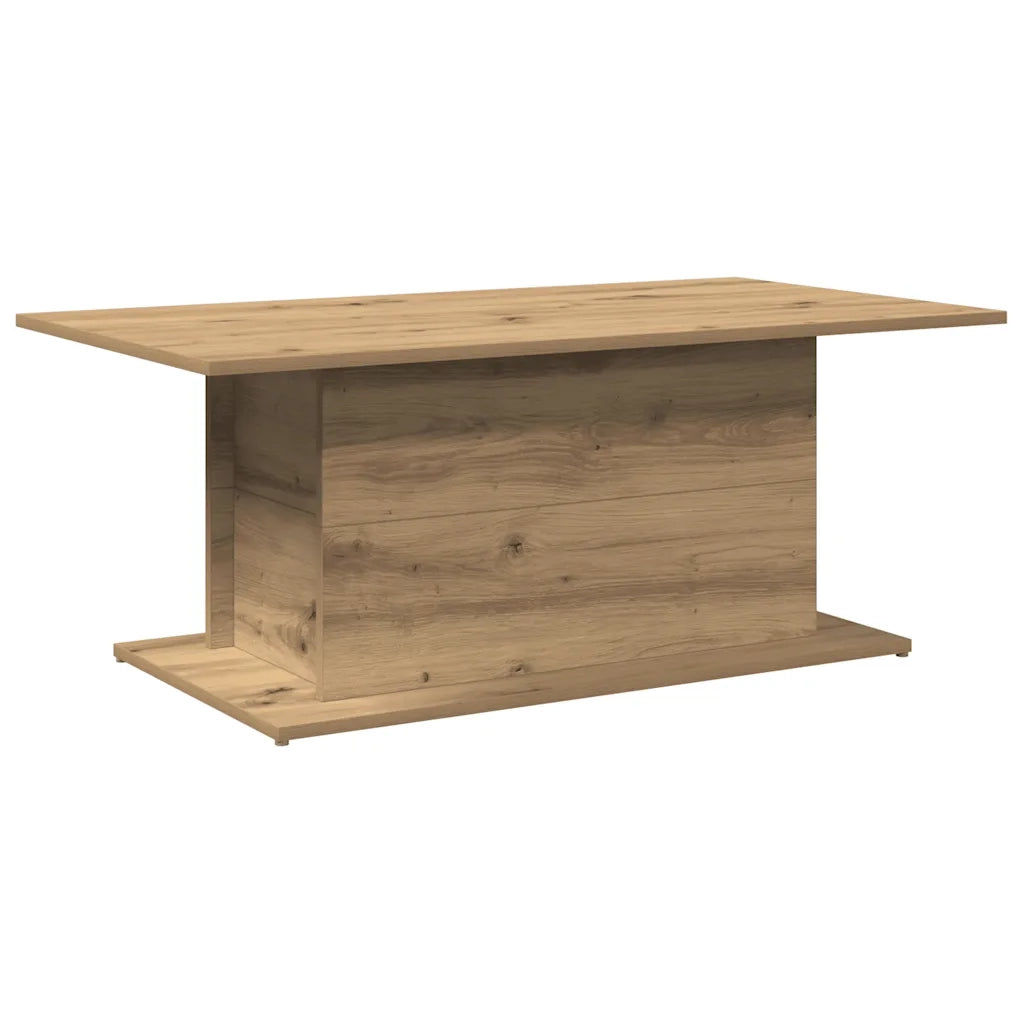 Tavolino Salotto Rovere Artigianale 102x55,5x40cm in Truciolato 856807