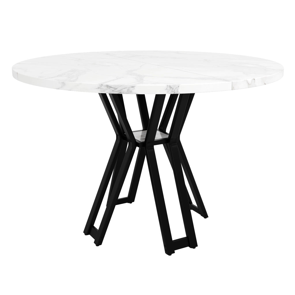 TAVOLO da pranzo 100x100x76 cm MDF Nero