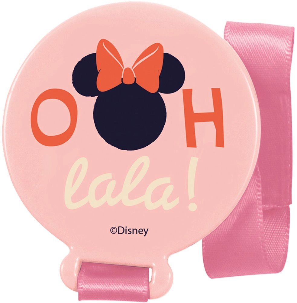 Porta ciuccio Disney Minnie per bambini piccoli in plastica alimentare.