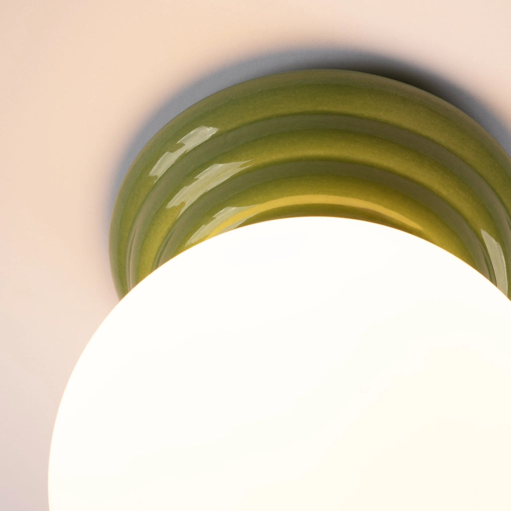 Lampada a parete ZORI verde IP44