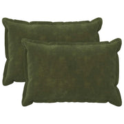 Cuscino con cuscino HOUTEN 2 pz Verde Fleece in microfibra 935715