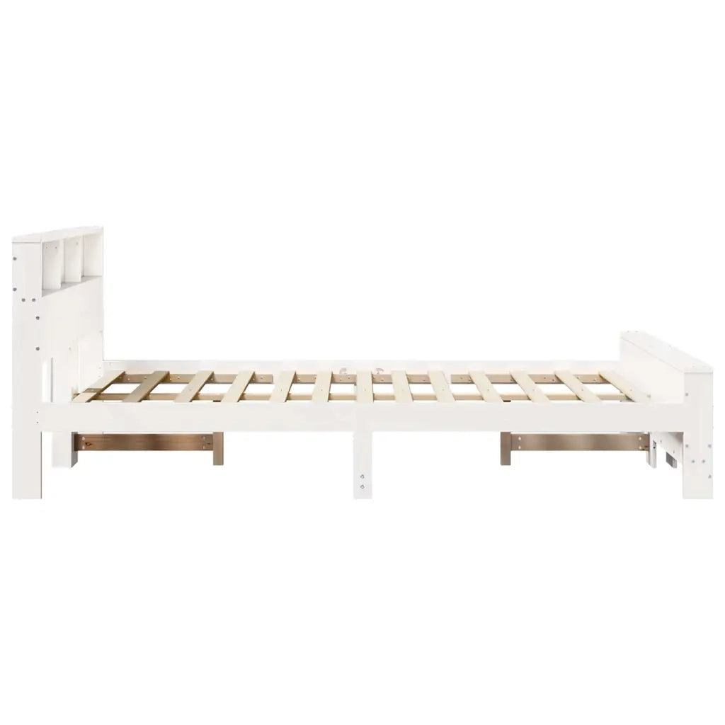 Struttura del letto Bianco 120 x 200 cm Legno multistrato