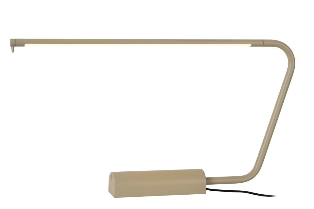 Lampada da scrivania LED nera marrone MADISON Lucide