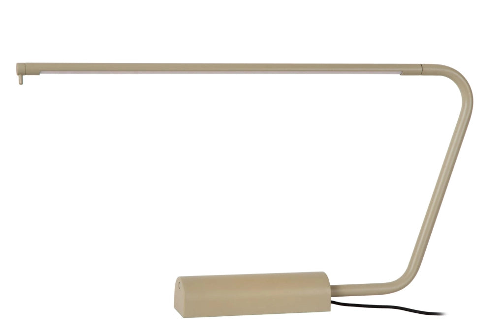 Lampada da scrivania LED nera marrone MADISON Lucide
