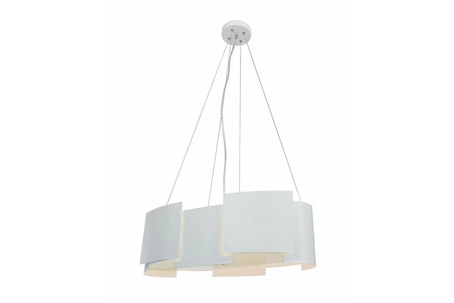 Lampada a sospensione Swanson bianca 4xE14 Reality