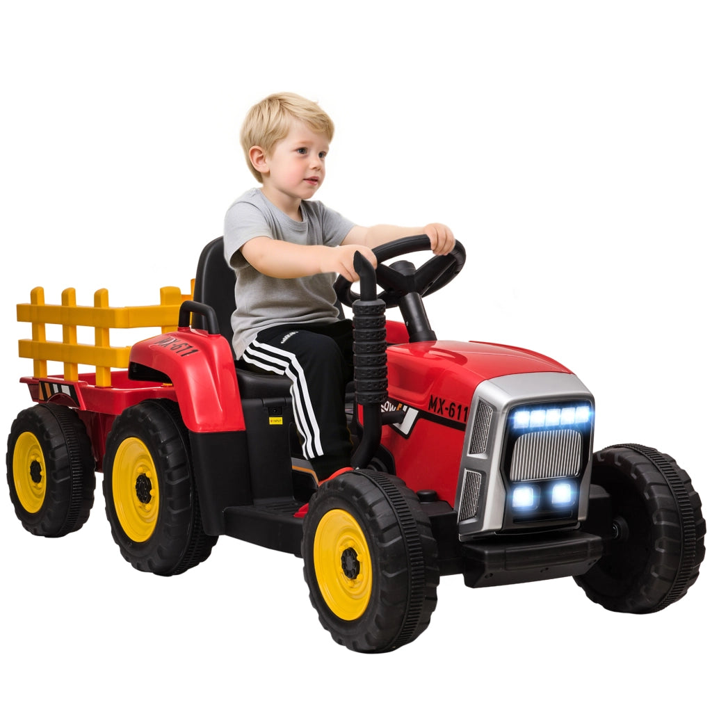 Auto Elettrico per Bambini ¨C Minimal ¨C Rosso e Nero