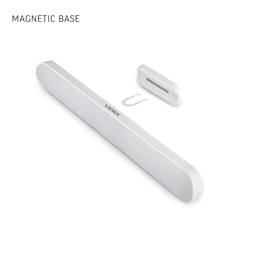 Videx lampada LED ricaricabile USB‑C magnetica con telecomando