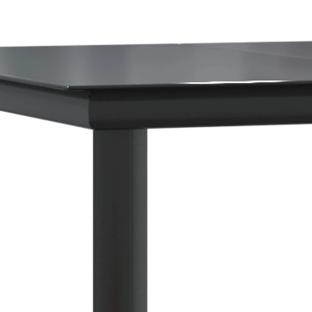 Mobili da pranzo da giardino con cuscini 7 pezzi grigio e nero 02_0014626