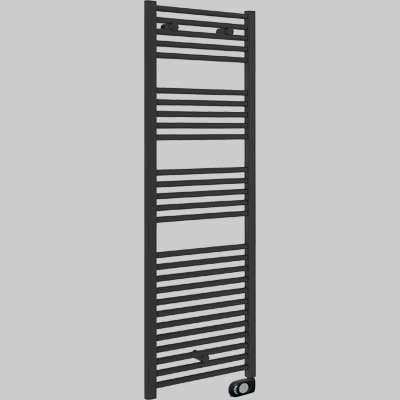 SCALDASALVIETTE ELETTRICO CORTINA NERO OPACO 1703x550 1000W     LAZZARINI
