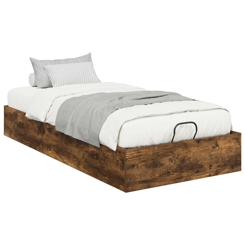 Letto ottomano Rovere fumé 193 x 120 x 25 cm Truciolare