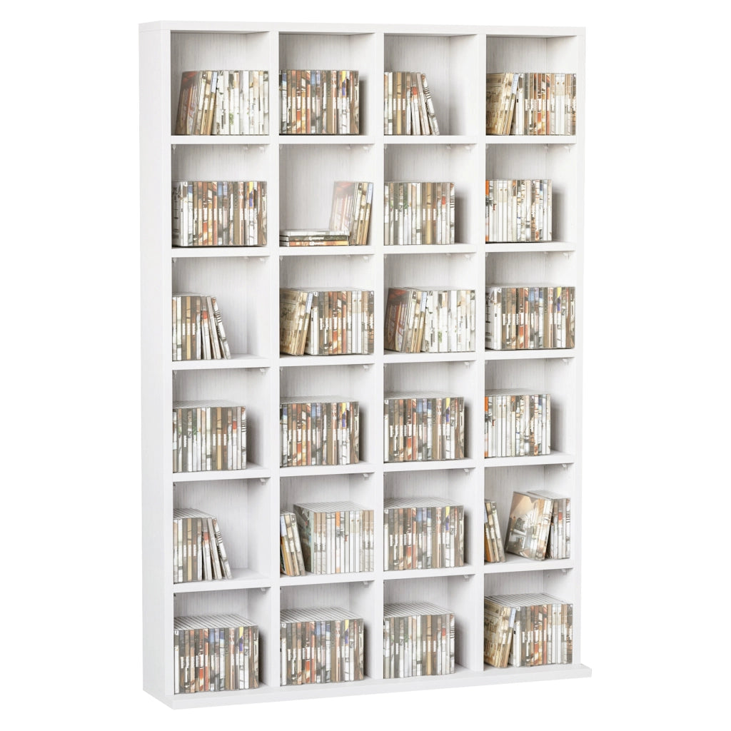 Libreria in legno con ripiani regolabili ¨C Minimal ¨C 89x130,5 cm, bianco