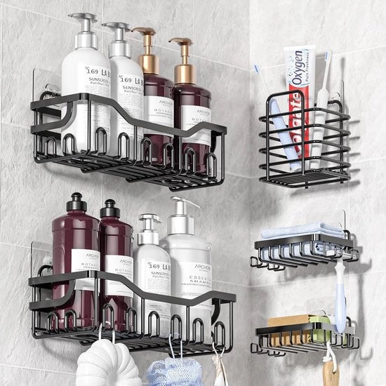 Set di doccia senza fori - kit di bagno - set da 5 pezzi
