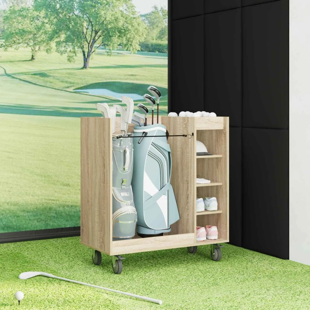Armadio per Golf con ruota Rovere Sonoma 90 x 45 x 98 cm CFW5692480