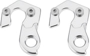 Accessorio per bicicletta - Hanger derailleur leggero - Lega di alluminio - Compatibile con Rockrider - 2 pezzi - Inclusi viti - Resistente all'usura - Argento duraturo