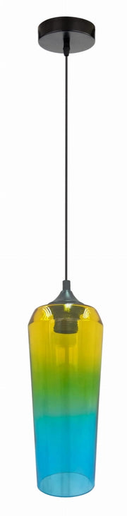 Lampada a sospensione Candellux EOL 31-51844 nera blu