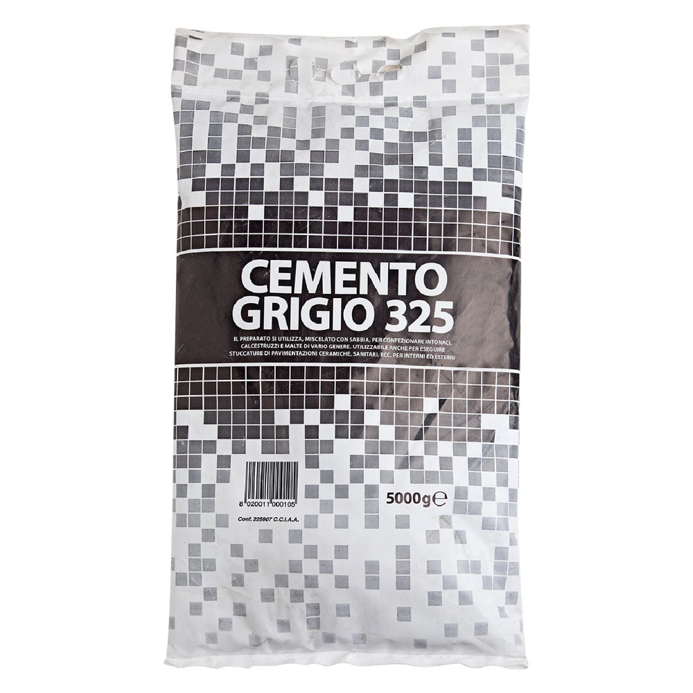 CEMENTO GRIGIO IN POLVERE Kg. 5 - in busta- 4 pezzi  - BricoGo