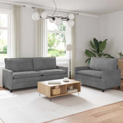 Set di divani 2 pcs Grigio Scuro Velluto 3417128