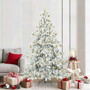 Albero di Natale Artificiale con Rami Pieghevoli Bianco 180 cm 3397722