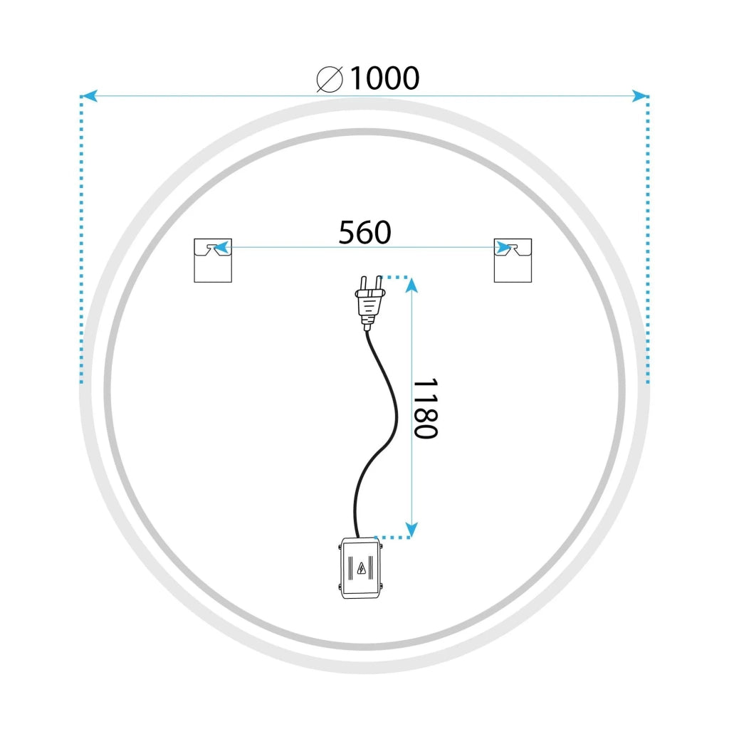 Specchio Led Soft 100