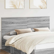 Testiera-Testata-Testiera Decorativa Grigio Sonoma 200 cm Legno multistrato 374839