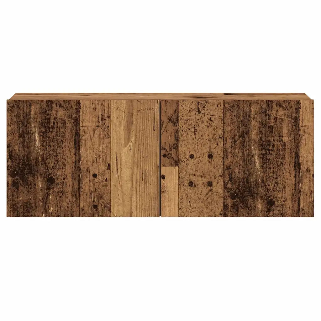 Mobili TV a Parete 3 pz | Armadietto TV | Mobile Porta TV Legno Antico in Legno Multistrato