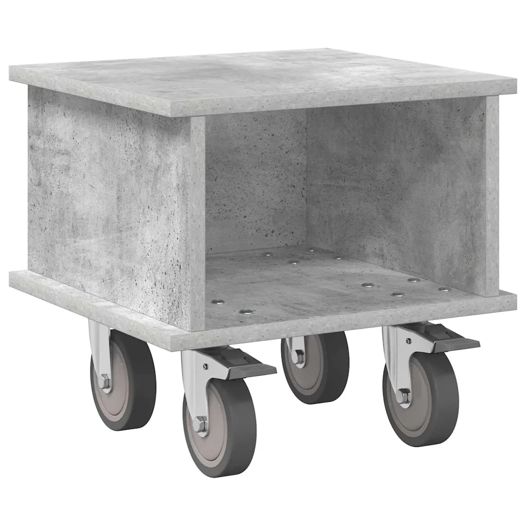 Supporto TV-Credenza per TV-Mobile TV Grigio cemento 37 x 35 x 35 cm Legno multistrato