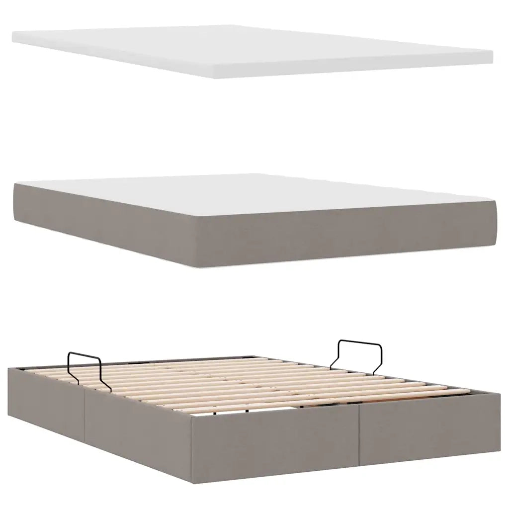 Letto con contenitore e materasso Talpa 140 x 200 cm 3370578