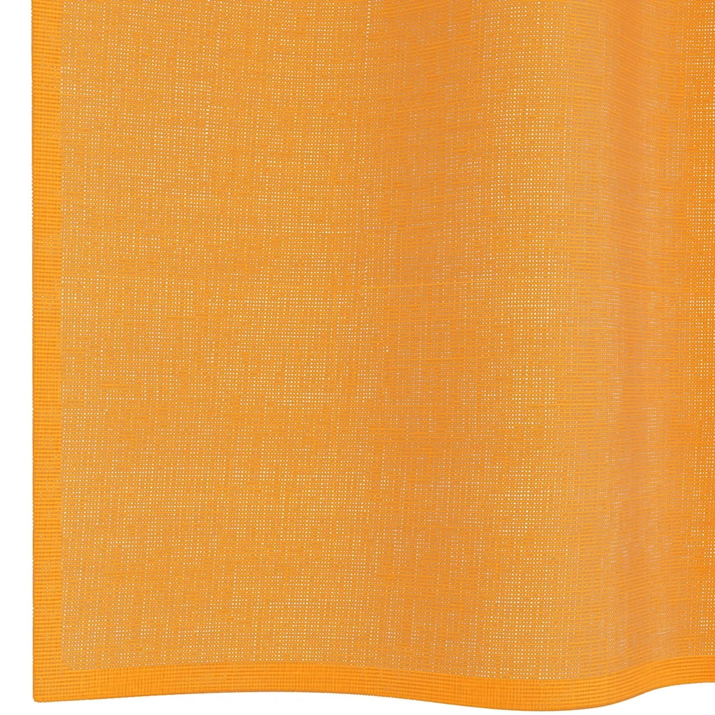 Tende in Voile con Occhielli 2 pz Arancio 140x245 cm