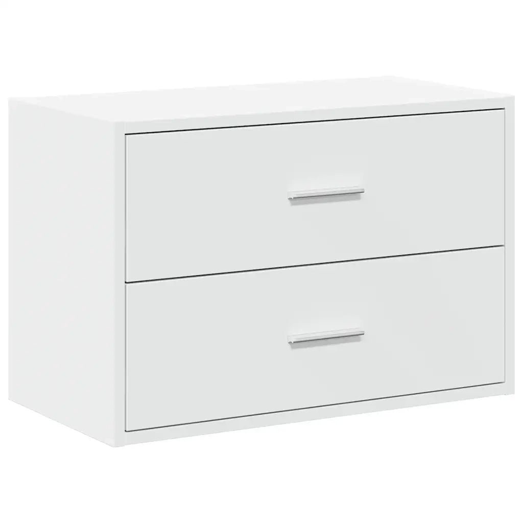 Armadio con 2 Cassetti Bianco 60x31x40 cm in Legno Multistrato CFW9759443
