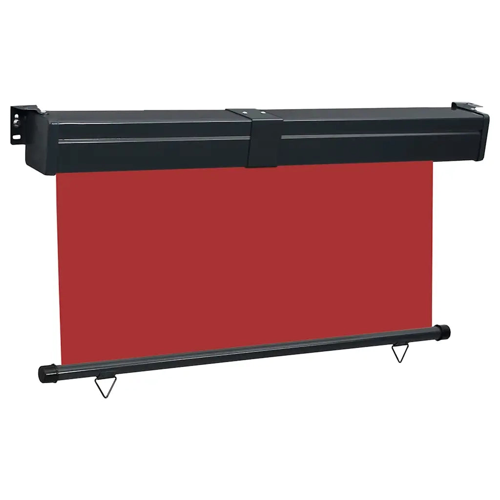Tendalino Laterale per Balcone-Tenda da Sole Laterale per Patio 145x250 cm Rosso