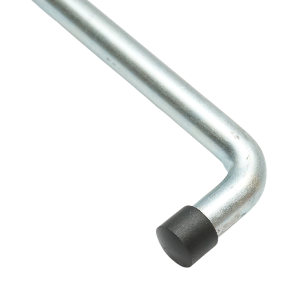 Fermaporta per rimorchio camion con supporto piatto in acciaio zincato 527mm