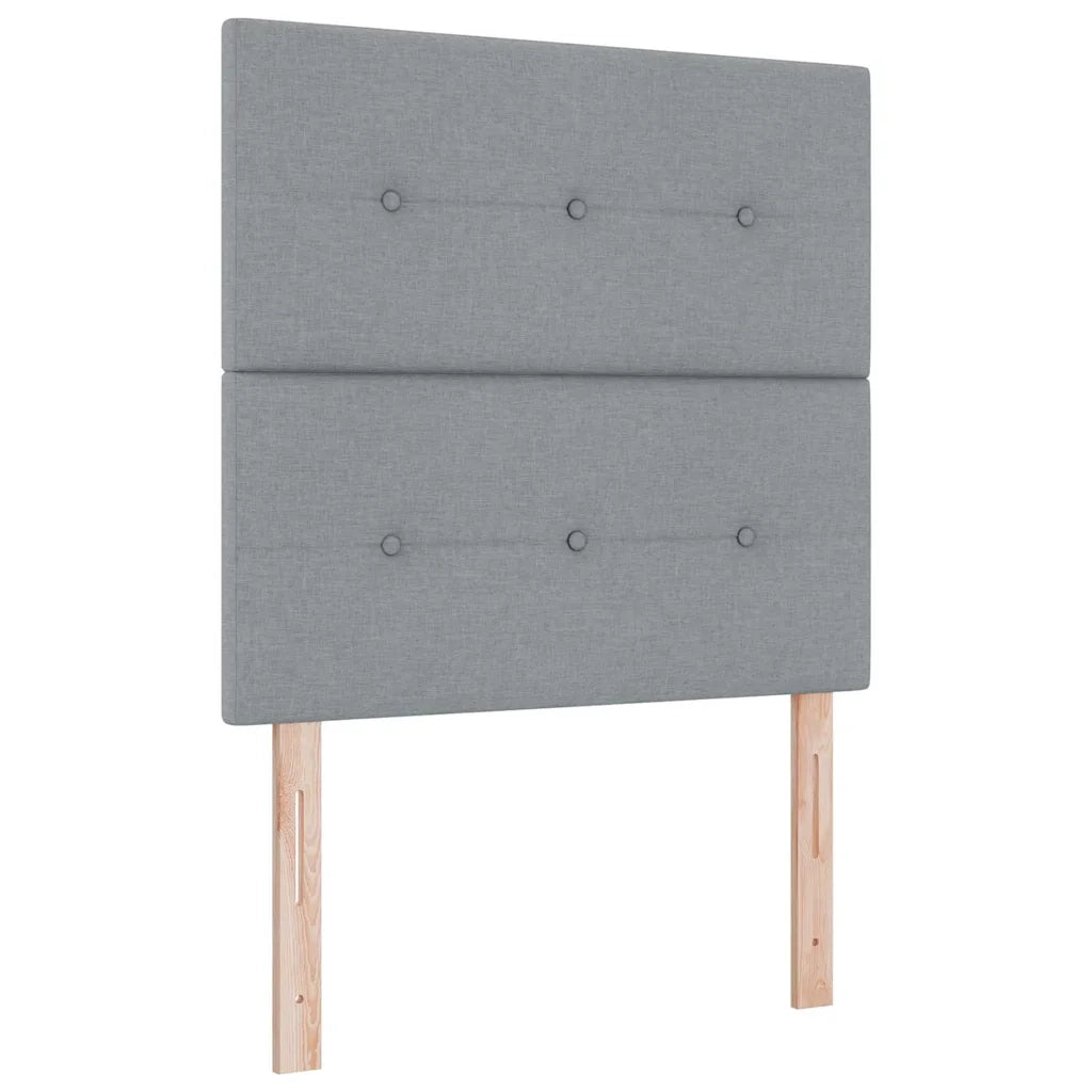 Struttura del letto Grigio chiaro 120 x 200 cm Tessuto 3344718