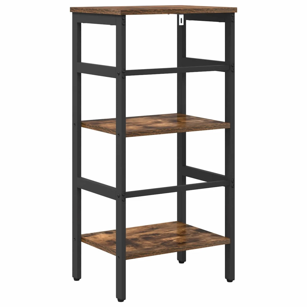 Libreria-Scaffale per Libri-Mobile di Stoccaggio Rovere fum¨¦ 40 x 29,5 x 81 cm Legno multistrato