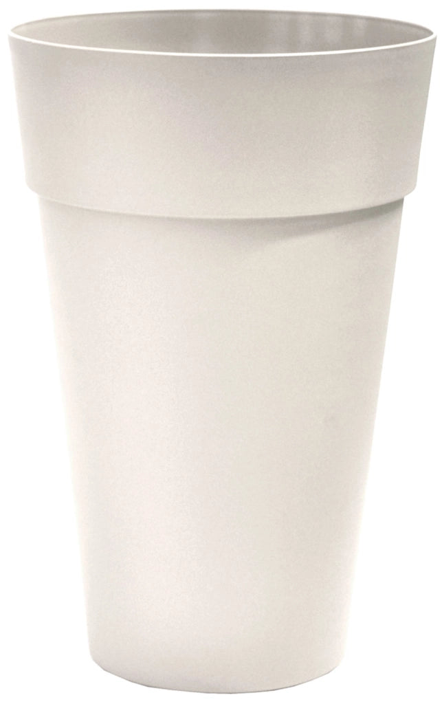 HOUSTON VASO IN RESINA COLORE BIANCO 35 X H 50 CM