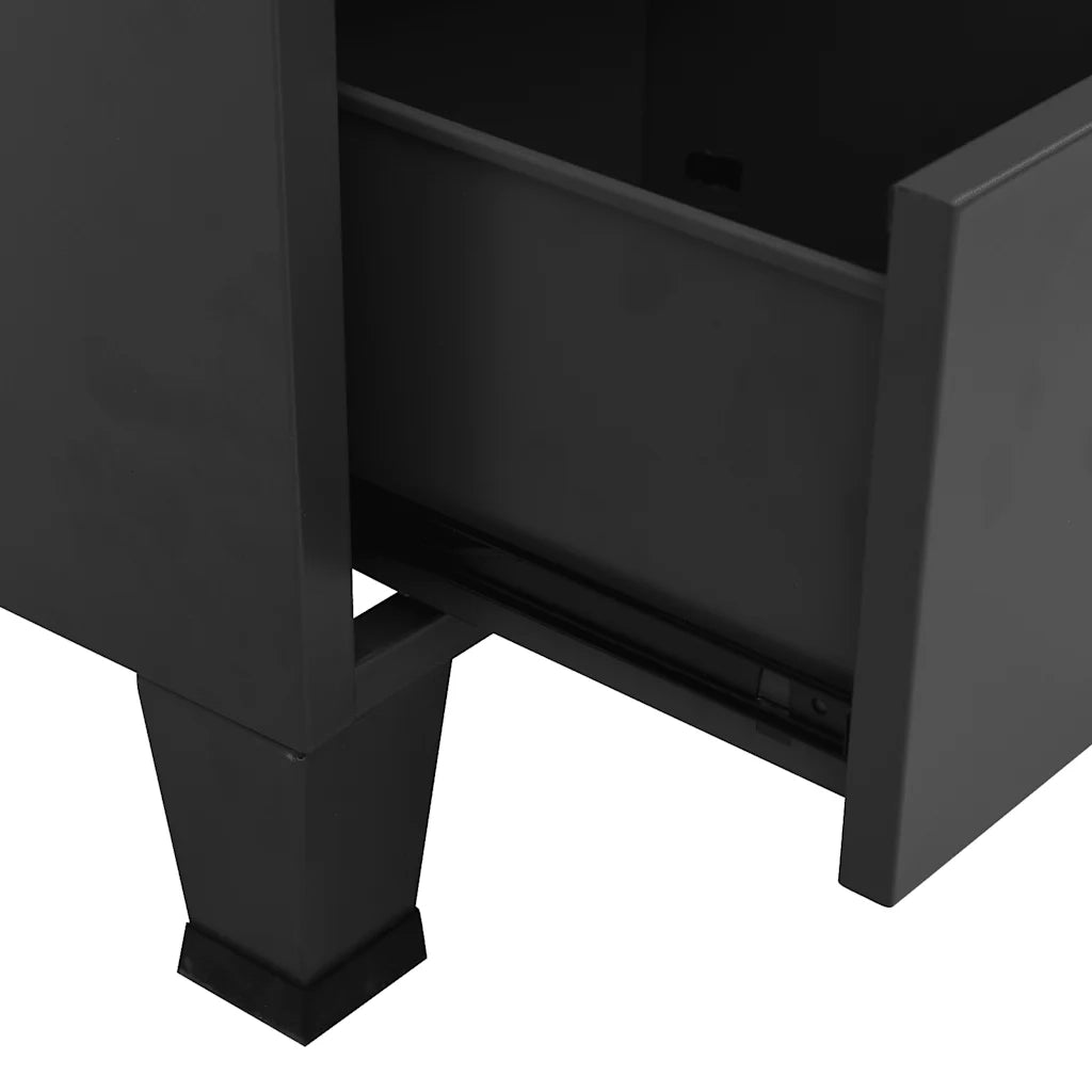 Armadio Industriale Antracite 67x35x107 cm in Acciaio CFW3862624