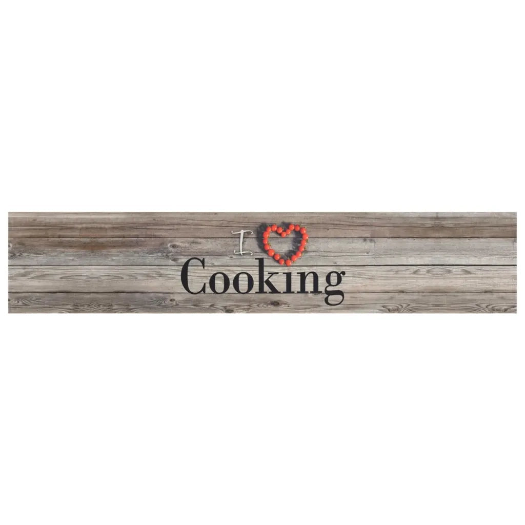 Tappeto da Cucina Lavabile-Tappetino da Cucina Grigio Cucinare 60x300 cm Velluto