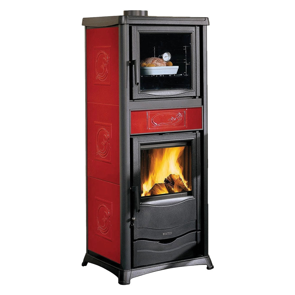 Termostufa a legna bordeaux 559x533xh.1359